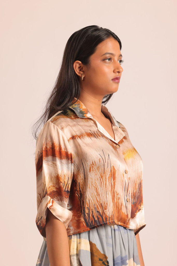 Basil Crop Shirt (XS)